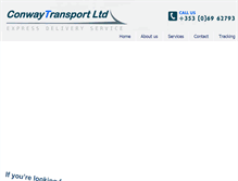 Tablet Screenshot of conway-transport.com